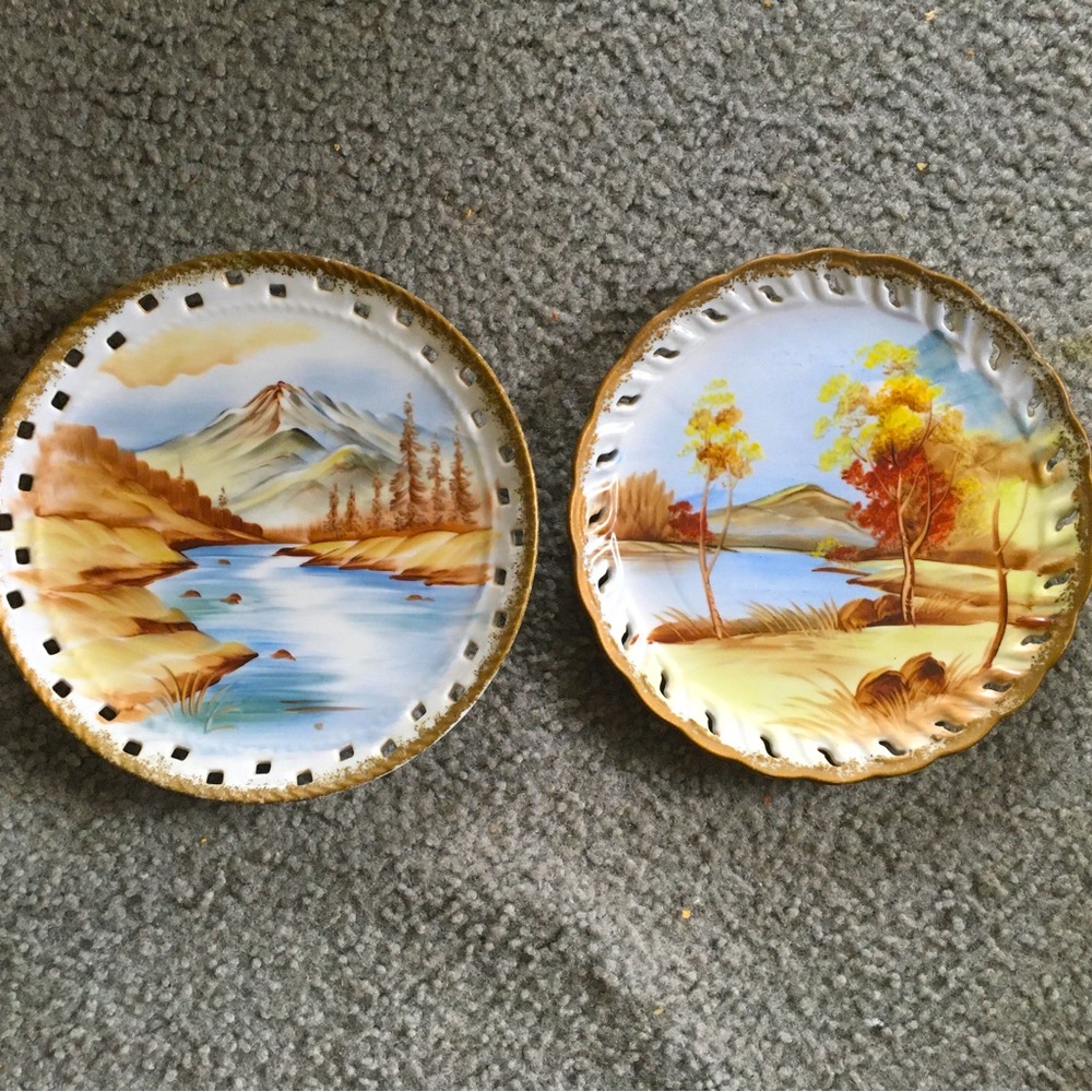 Hand painted Ceramic Plates